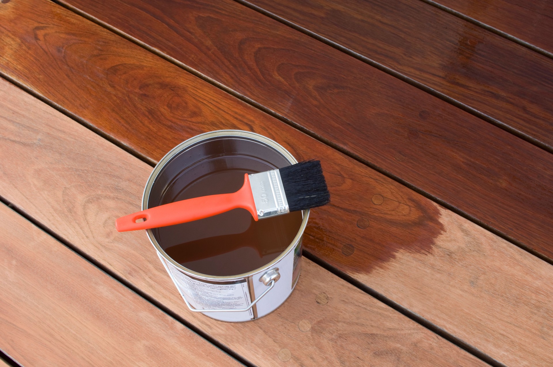 Staining Hardwood Patio Decking